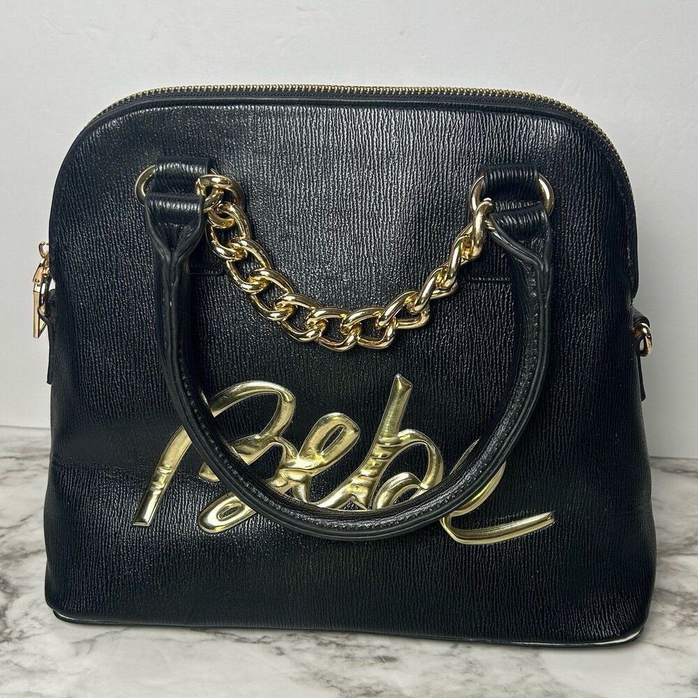 Bebe Gianna Dome Handbag Crossbody Black